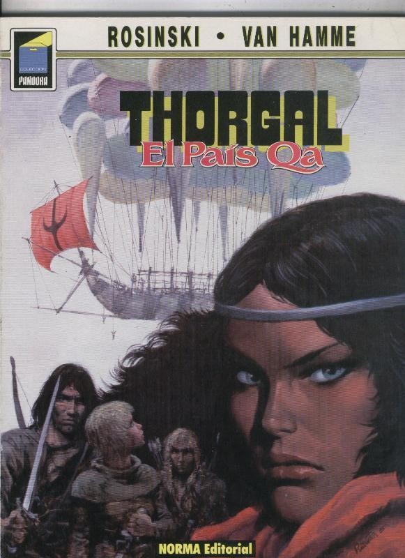 Pandora numero 003: Thorgal: El pais Qa (numerado 2 en interior cubierta)