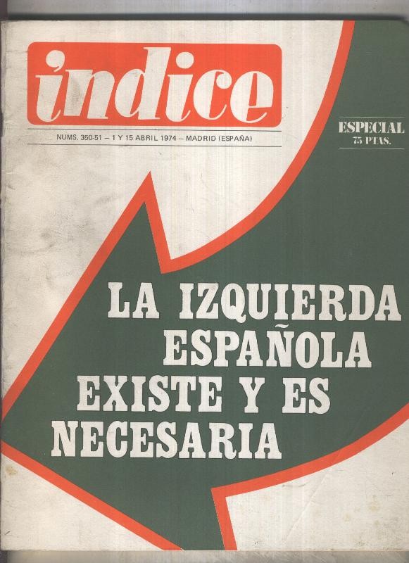 Indice numero 350/351