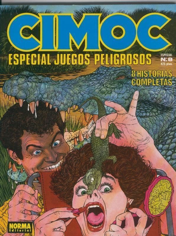 Cimoc extra numero 08:  Juegos Peligrosos (numerado 1 en interior cubierta)