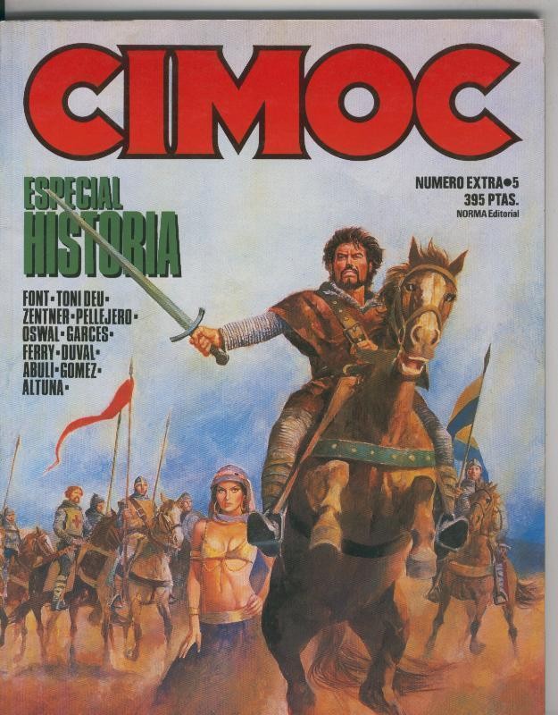 Cimoc extra 05: especial Historia (numerado 1 en interior cubierta)