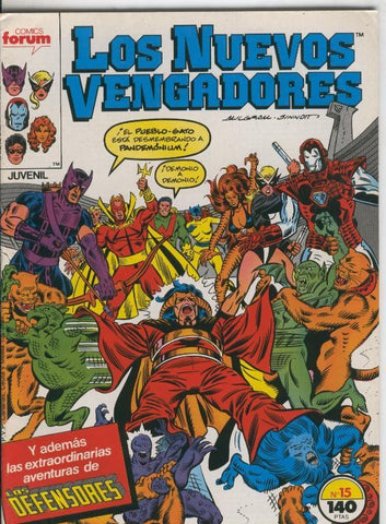 Los Nuevos Vengadores numero 15 (numerado 1 en trasera)