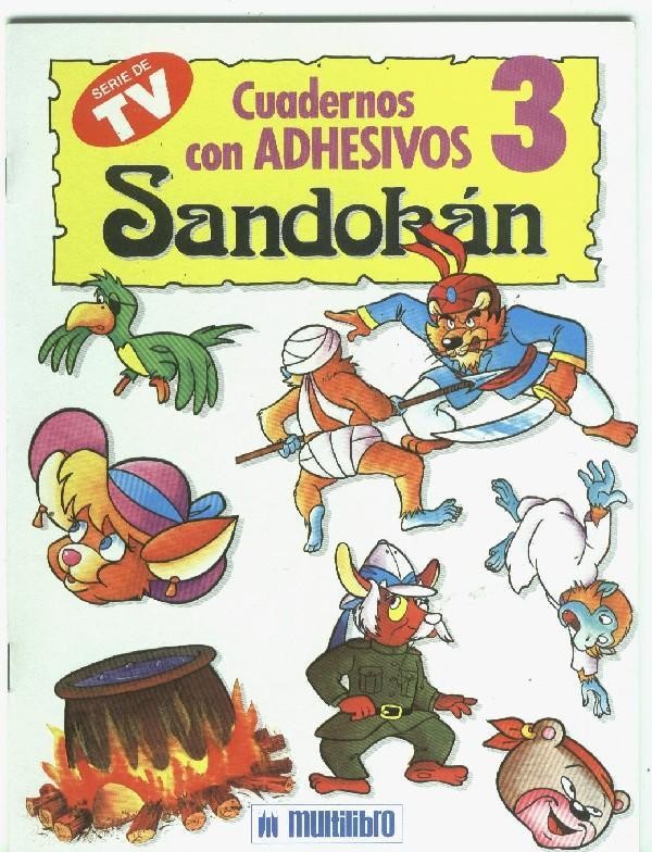 Sandokan: Cuadernos con adhesivos numero 3