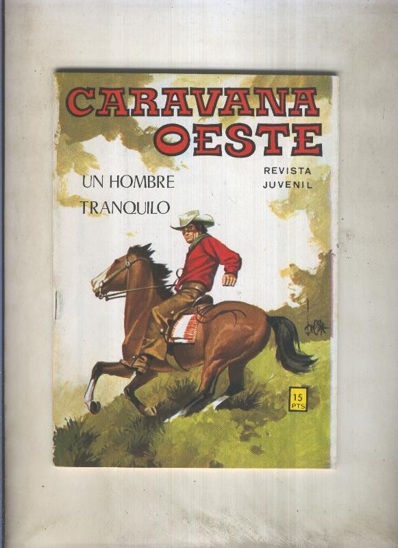 Caravana oeste numero 102: Un hombre tranquilo (numerado 1en trasera)