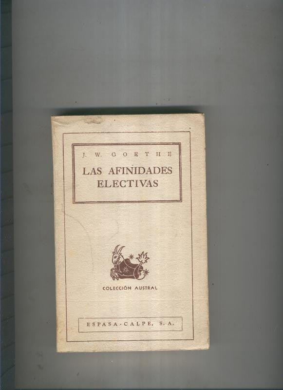 Las afinidades electivas