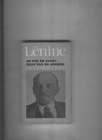 Un pas avant, deux pas en arriere