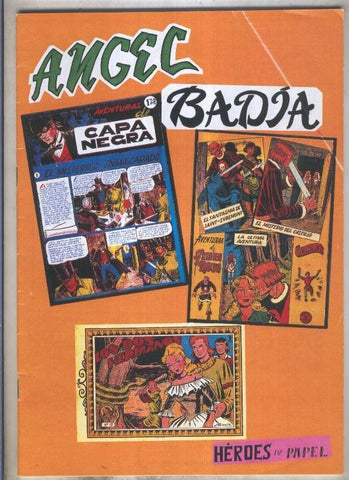 Heroes de Papel numero 60: Angel Badia (numerado 1 en trasera)