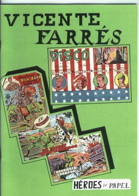 Heroes de Papel numero 62: Vicente Farres (numerado 2 en trasera)