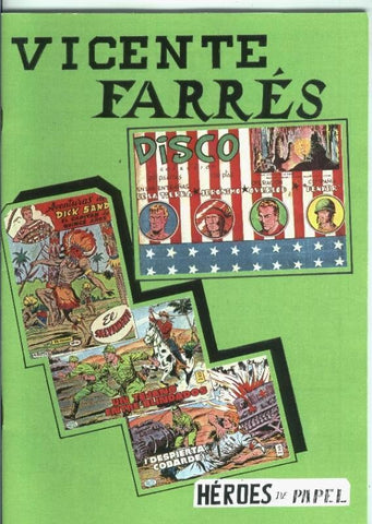 Heroes de Papel numero 62: Vicente Farres (numerado 2 en trasera)