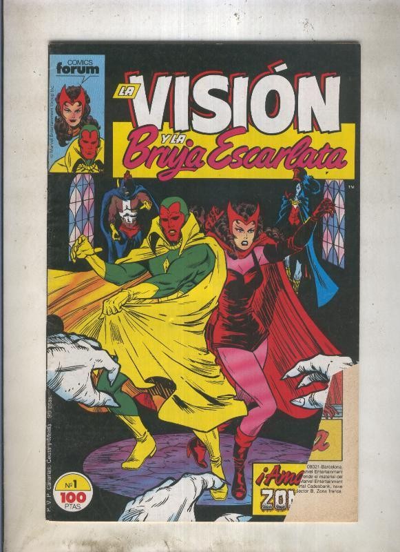 La Vision y la Bruja Escarlata, coleccion