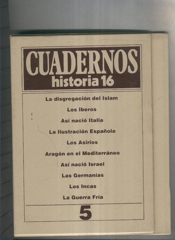 Tapas Cuadernos Historia 16 Volumen 005