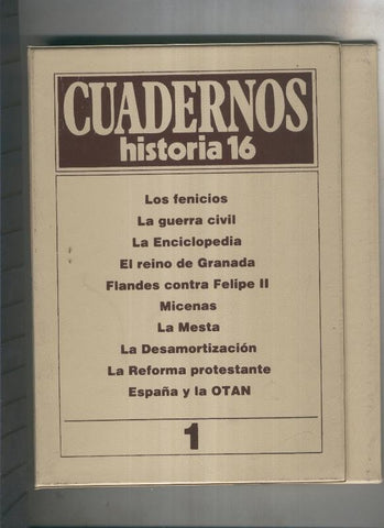 Tapas Cuadernos Historia 16 Volumen 001