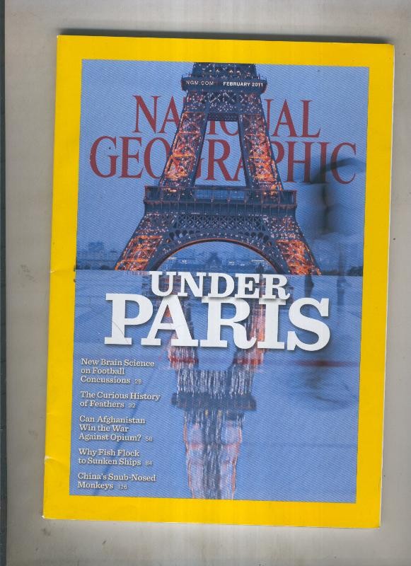 National Geographic February 2011: Under Paris 