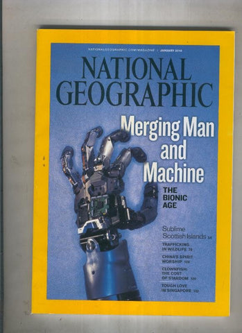 National Geographic January 2010: Merging Man and machine 