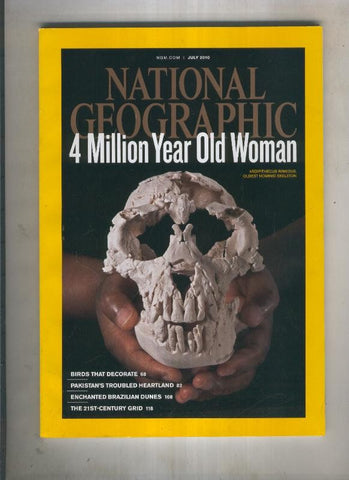 National geographic july 2010: 4million year old woman 