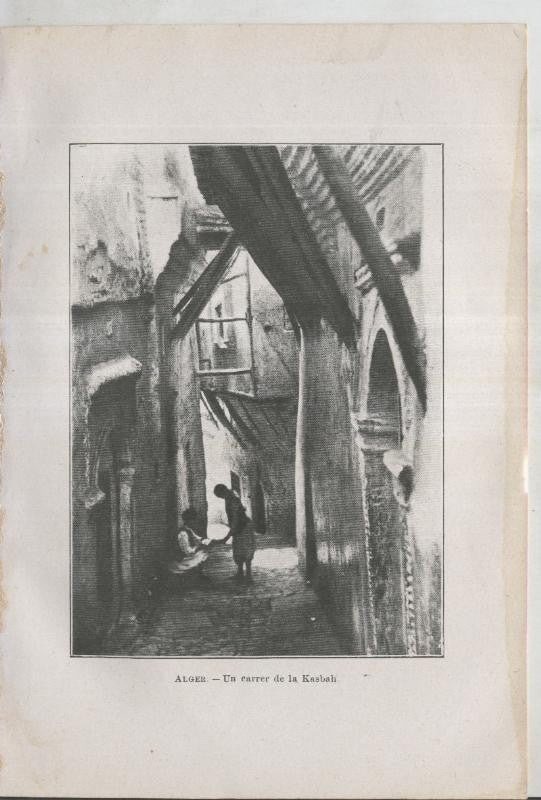 Mandolines i Babutxes lamina 10: Alger, un carrer de la Kasbah