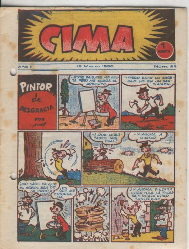 Cima numero 26, 15 marzo 1950