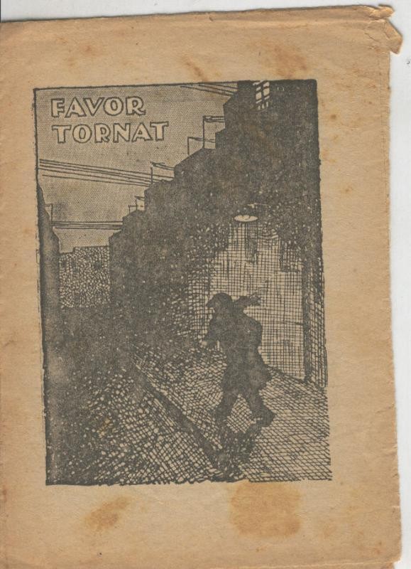 Coleccio d,en Patufet numero 1118: R.Bir: Favor tornat
