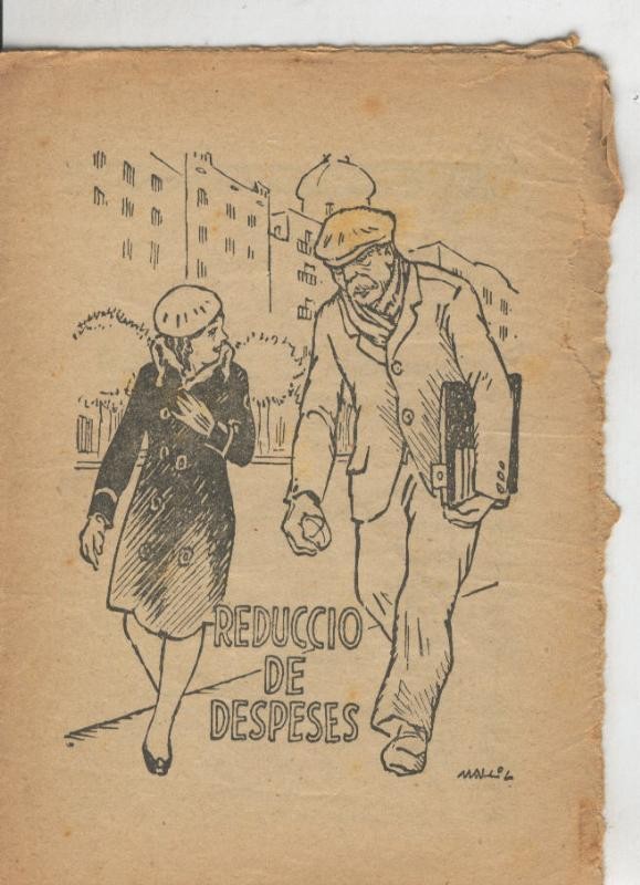 Coleccio d,en Patufet numero 1129: Jordi Catala: Reduccio de despeses