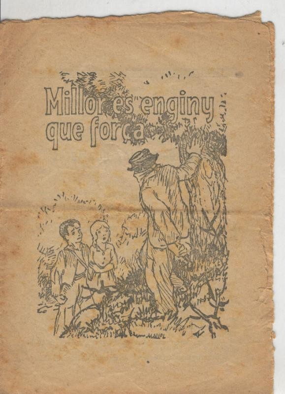 Coleccio d,en Patufet numero 1143: Jordi Catala: Millor es enginy que força