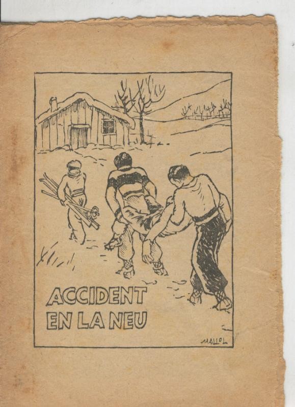 Coleccio d,en Patufet numero 1127: Jordi Catala: Accident en la neu