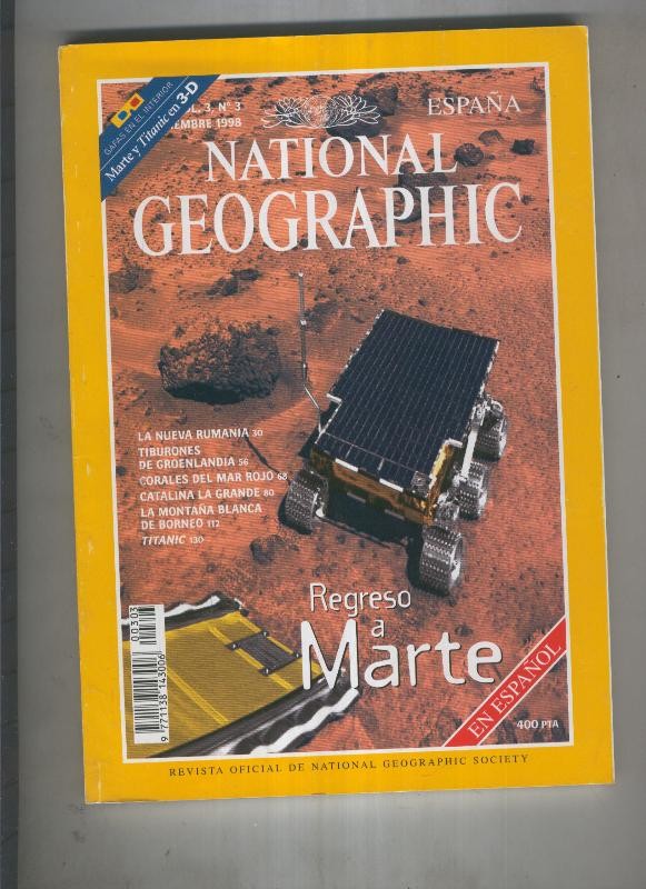 National geographic 1998 Septiembre: Regreso a marte 