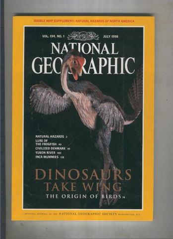 National geographic 1998 July: Dinosaurs take wing  the origin of birds