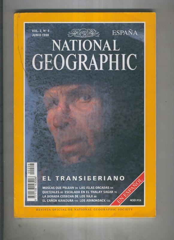 National geographic 1998 June:Trans-siberian railroad vol 193, no6