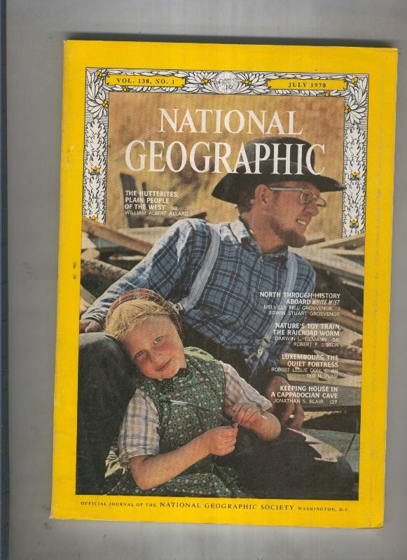 National geographic July 1970