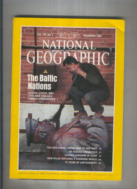 National geographic August 1990: The baltic nations 