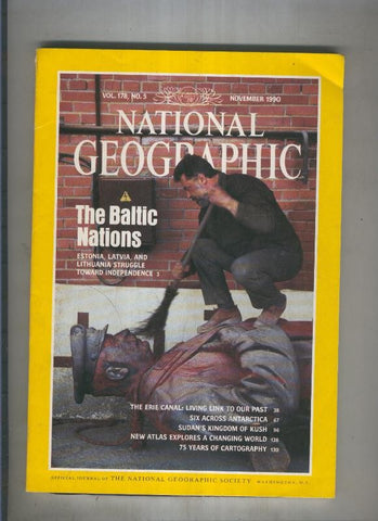 National geographic August 1990: The baltic nations 