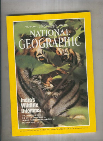 National geographic May 1992: Indias wildlife dilemma