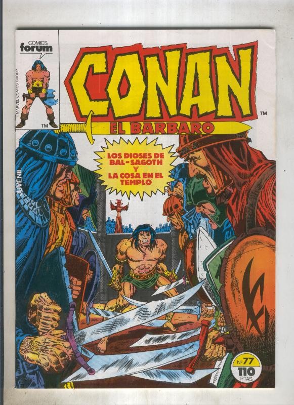 Conan el Barbaro primera edicion numero 077 (numerado 3 en trasera)