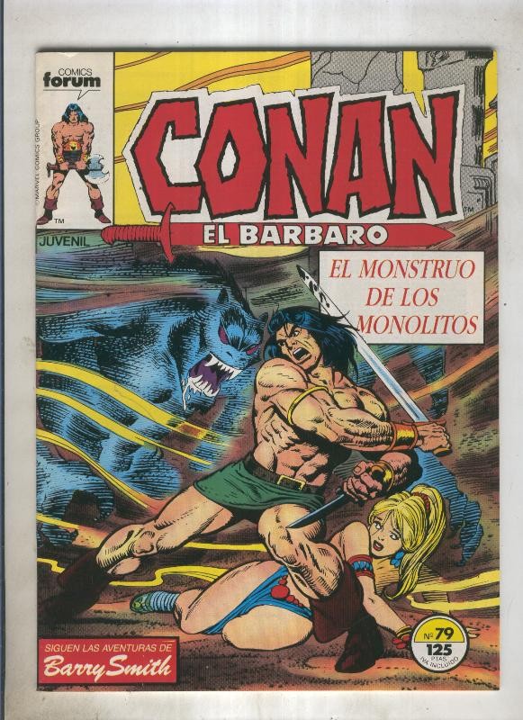 Conan el Barbaro primera edicion numero 079 (numerado 3 en trasera)