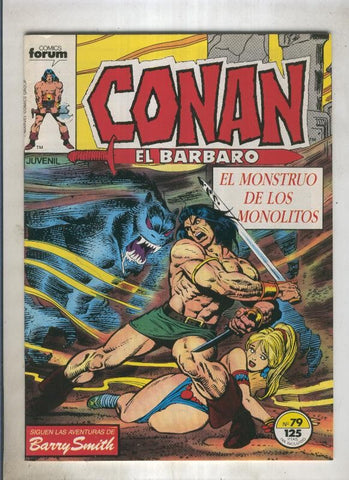 Conan el Barbaro primera edicion numero 079 (numerado 3 en trasera)