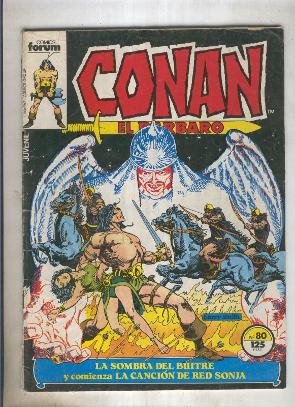 Conan el Barbaro primera edicion numero 080 (numerado 2 en trasera)