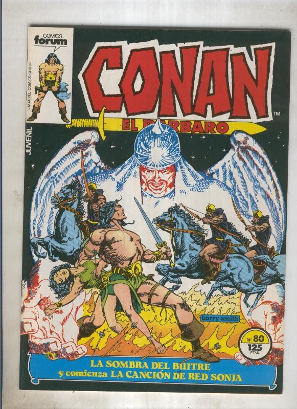 Conan el Barbaro primera edicion numero 080 (numerado 3 en trasera)