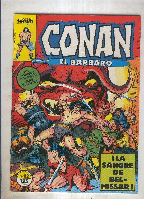 Conan el Barbaro primera edicion numero 082 (numerado 2 en trasera)