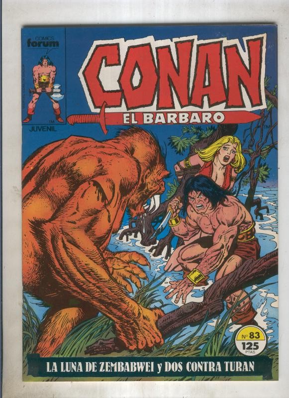 Conan el Barbaro primera edicion numero 083 (numerado 2 en trasera)