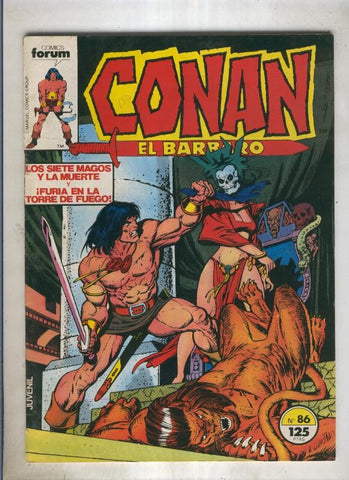 Conan el Barbaro primera edicion numero 086 (numerado 2 en trasera)