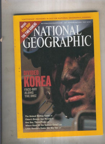 National geographic july 2003 divided korea face-off along the dmz 