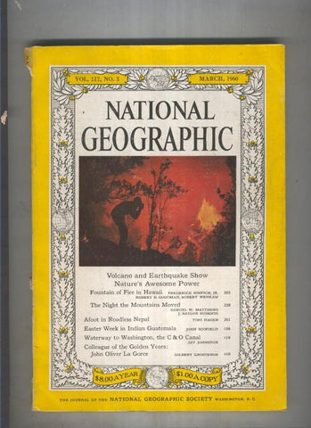 National geographic March 1960