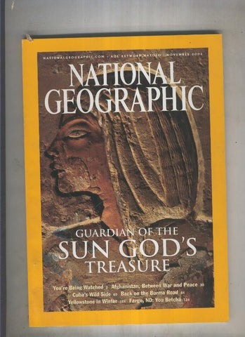 National geographic 2003 november guardian of the sun gods treasure