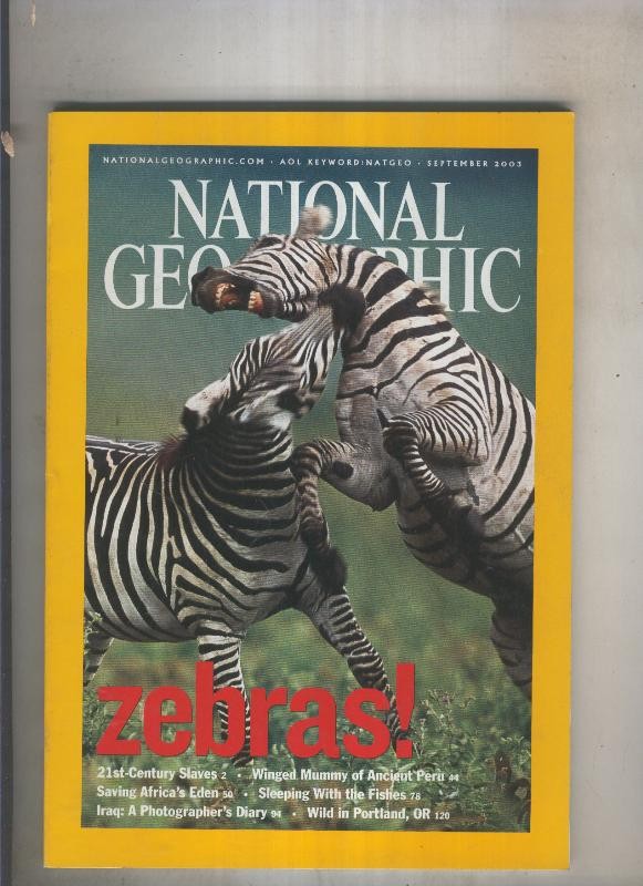 National geographic 2003 september zebras
