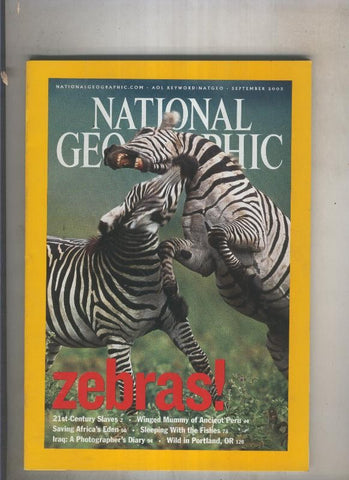 National geographic 2003 september zebras