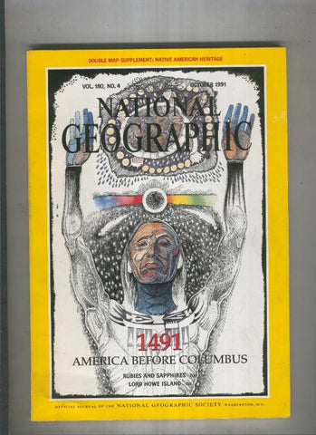 National geographic 1991 october: 1491 America before columbus 