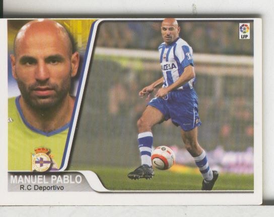 Cromos: Liga 2007-2008: R.C.Deportivo numero 224: Manuel Pablo