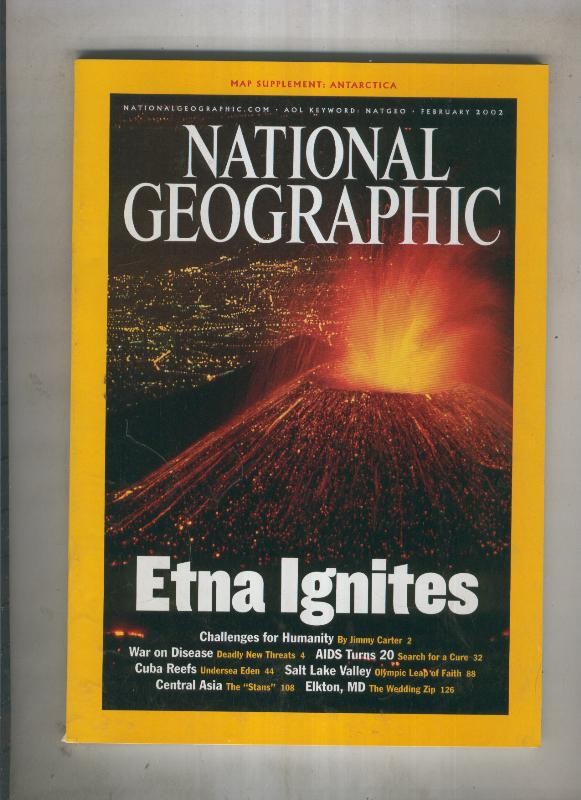 National geographic 2002 February:Etna ignites 