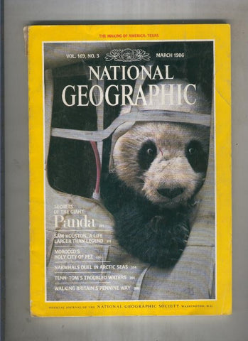National geographic 1986 March:Secrets of the giant panda