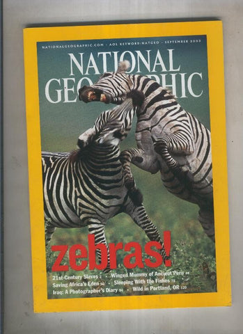 National geographic september 2003: Zebras 