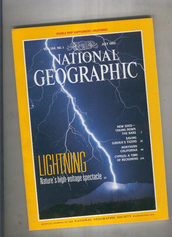 National geographic 1993 july lightning Natures high-voltage spectacle 